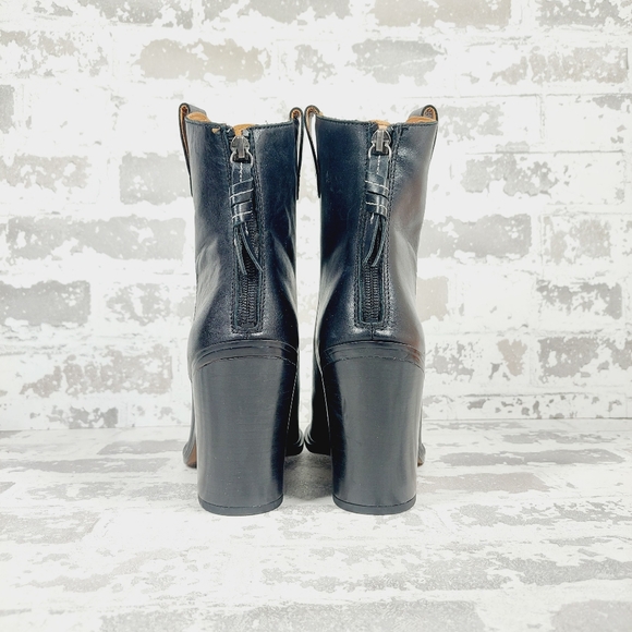 NEW Franco Sarto Women’s Germaine Black Western Ankle Bootie C127 - Picture 5 of 11